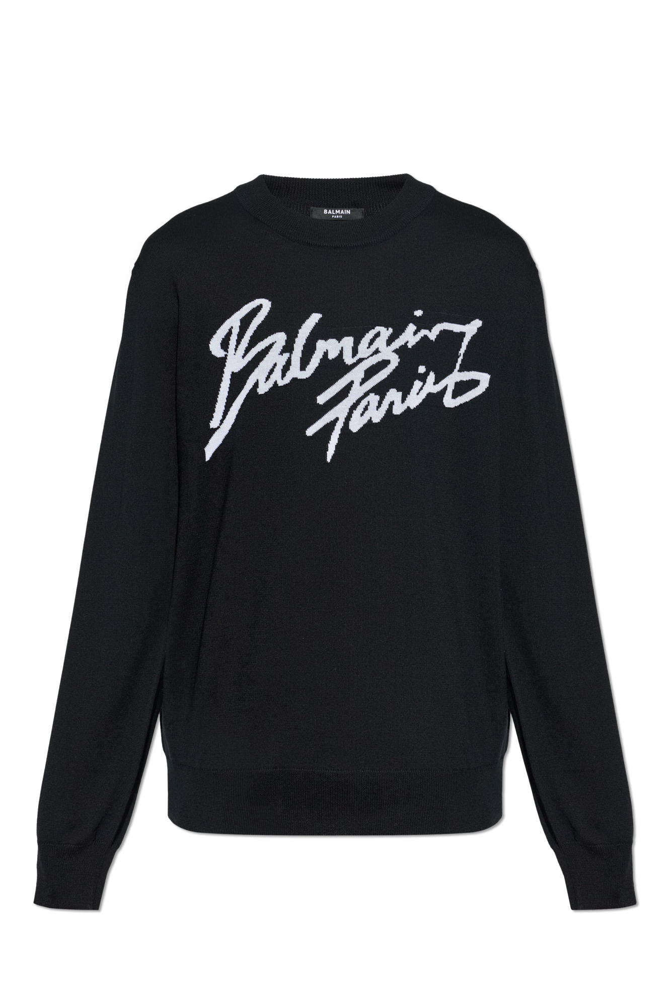Balmain Wool sweater with logo | Men's Clothing | Vitkac